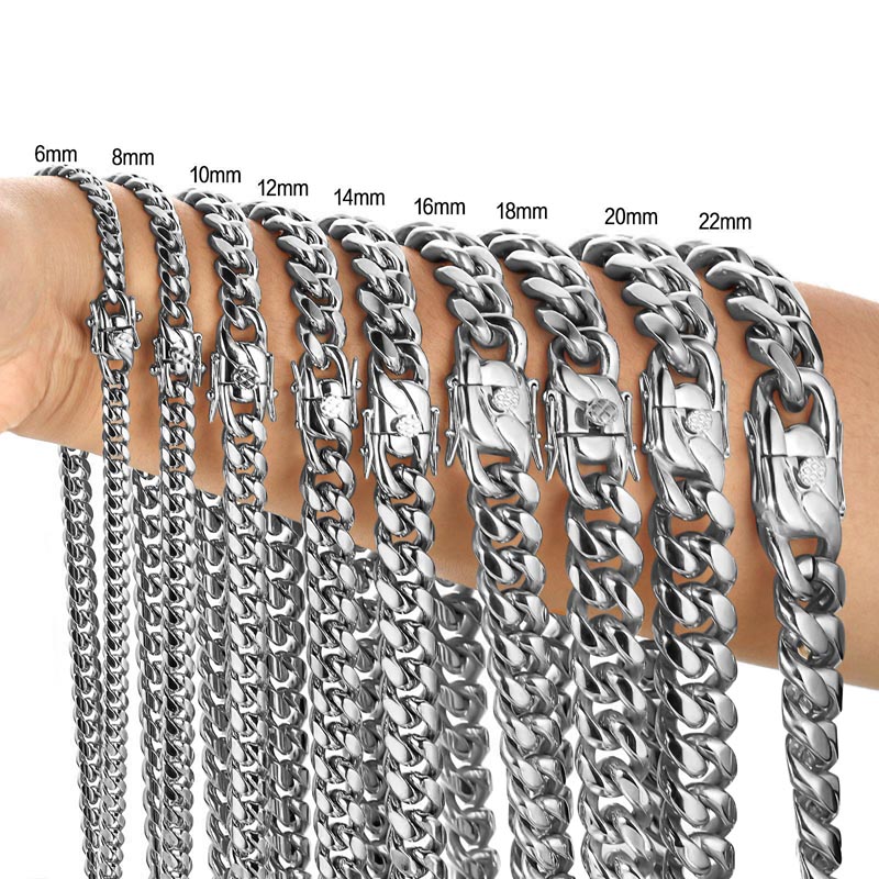 Butterfly Clasp Deployant - الفولاذ المقاوم للصدأ ميامي كبح الكوبية