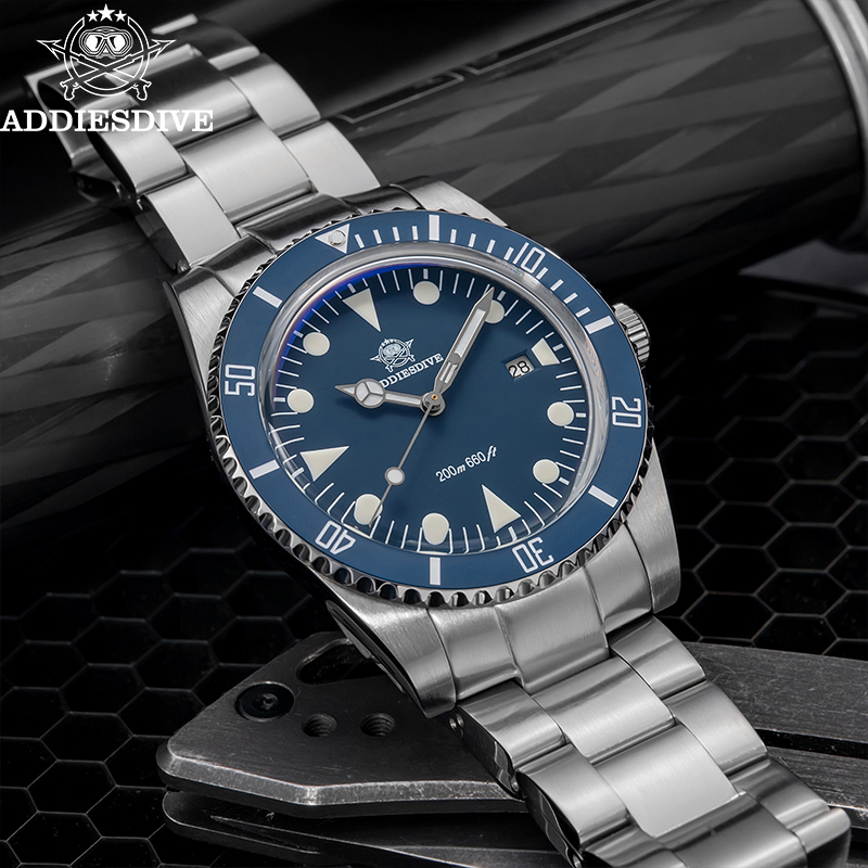 ساعة غوص رجالية من Addiesdive  - مراجعة Rolex Watch Submariner وسعره