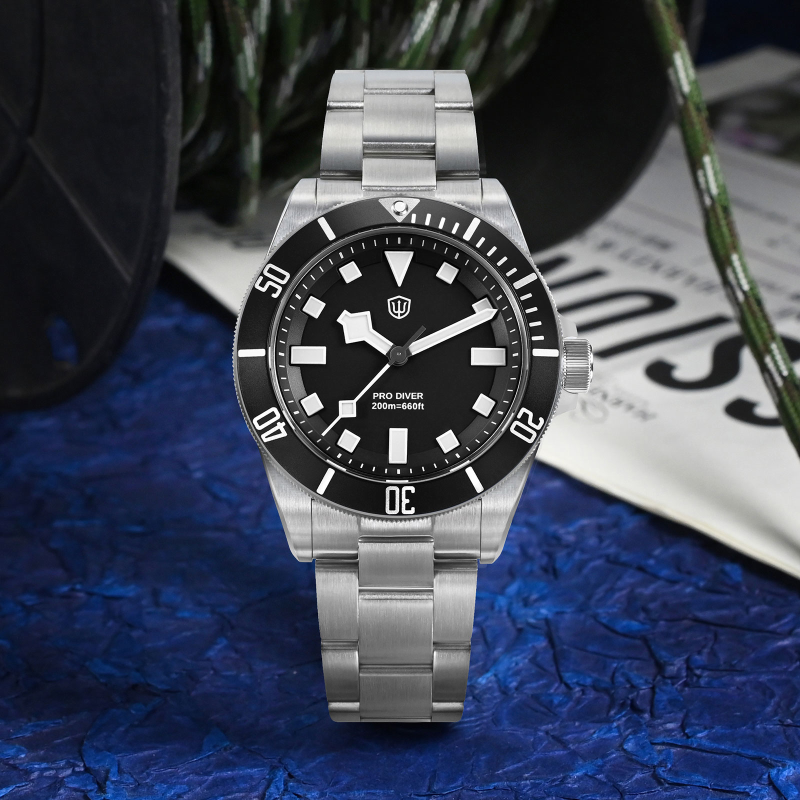 Watchdives WD1969 Pro 38 مللي  - مراجعة Rolex Watch Submariner وسعره