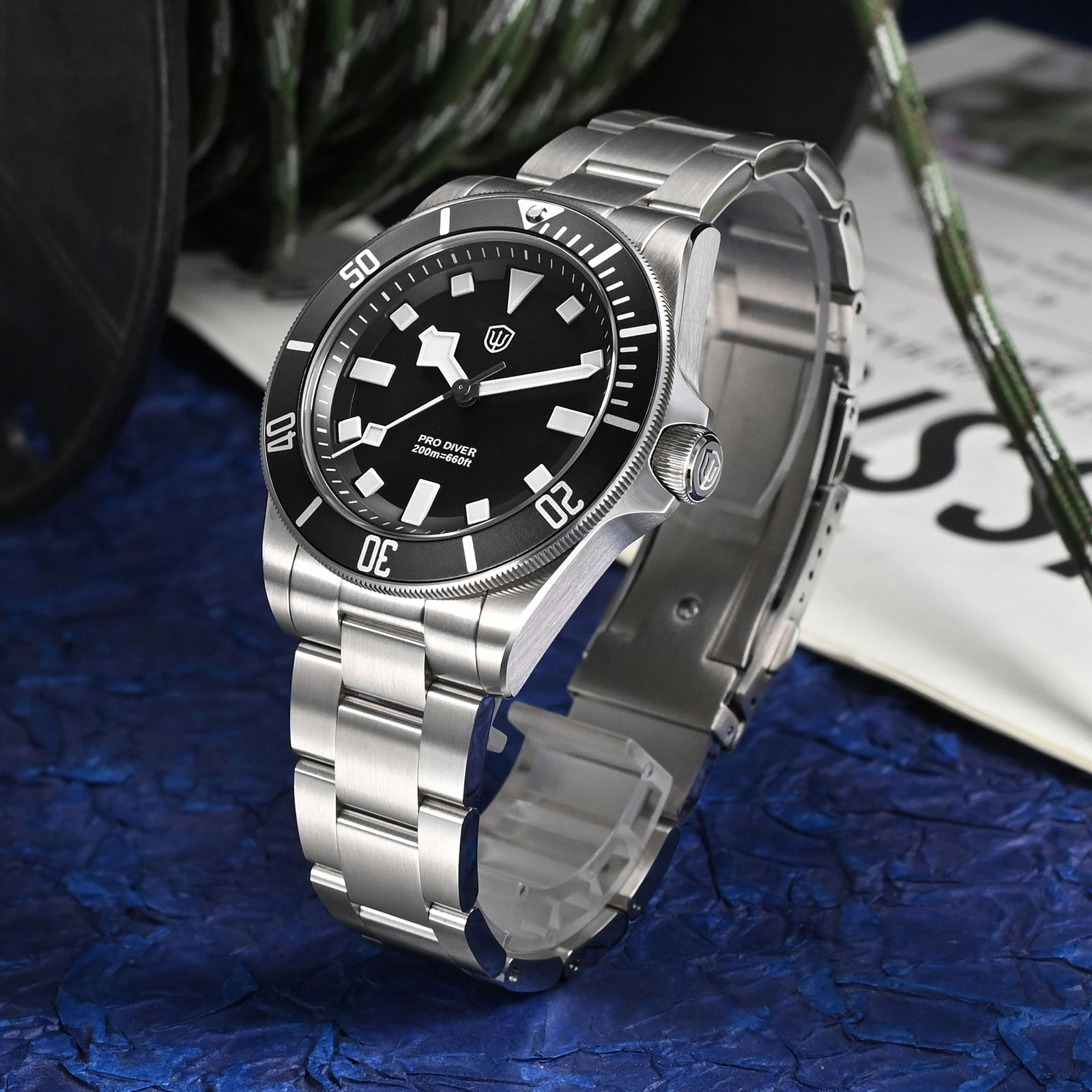 Watchdives WD1969 Pro 38 مللي  - مراجعة Rolex Watch Submariner وسعره